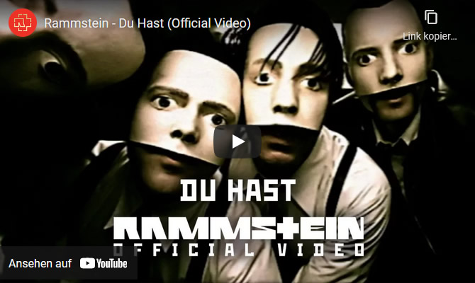 Rammstein - Du Hast (Musikvideo)