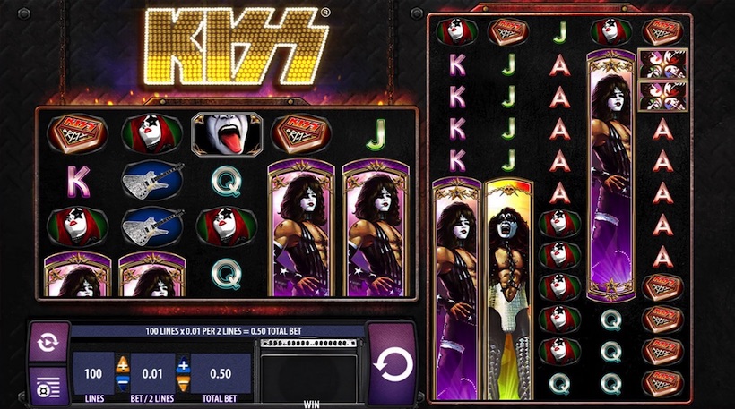 KISS Online Slot für Hardrock Fans