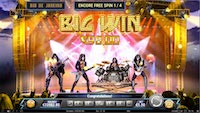 Die Band KISS als Online-Slot