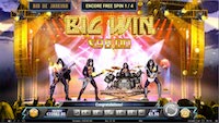 Die Band KISS als Online-Slot